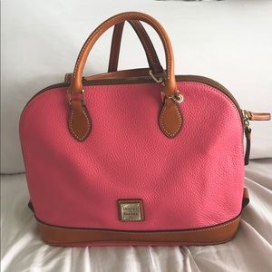 Dooney & Burke Zip Zip Bubblegum Satchel